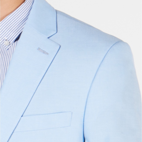 Tommy Hilfiger Men Modern-Fit Chambray Sport Coat - Picture 2 of 3